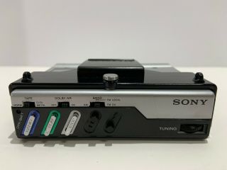 Vintage Sony WM - F15 Walkman AM/FM Cassette Parts/Repair Not 6