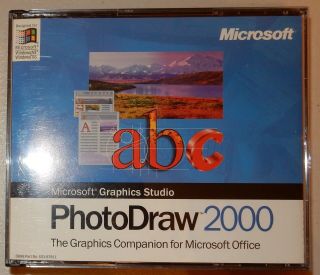 Vintage Pc Computer Software Photodraw 2000