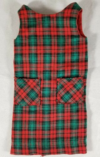 Japanese Exclusive Tammy Doll Rare Ideal Friend Scarlet Dress Green Plaid Red