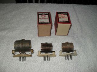 Vintage New/used Barker & Williamson B&w Air Coil Inductors For Ham Transmitters