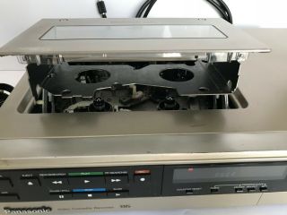 Vintage Panasonic Omnivision PV - 1225 VHS Tape VCR Player Recorder Manuals Cables 7