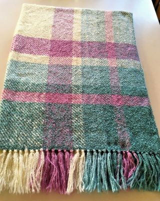 Vintage Churchill Weavers Hand Woven Throw Blanket