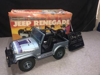 Vintage Radio Shack Rc Jeep Renegade W/ Box