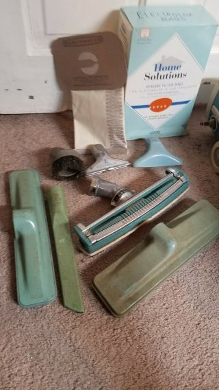 Vintage Electrolux Canister Vacuum Model 1205 w/Accessories & Filter Bags 3