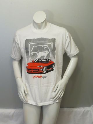 Vintage Graphic T - shirt - Dodge Viper R/T 10 - Men ' s Extra Large 3