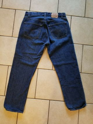 Vintage 1982 - 1985 Levis Stf 501xx Single - Felled Denim Indigo Jeans Tag 38×32