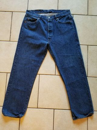 Vintage 1982 - 1985 Levis STF 501xx Single - Felled Denim Indigo Jeans Tag 38×32 4