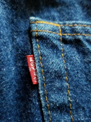 Vintage 1982 - 1985 Levis STF 501xx Single - Felled Denim Indigo Jeans Tag 38×32 6