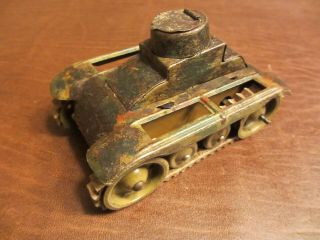 Vintage Antique Pre War German Toy Wind Up Tank