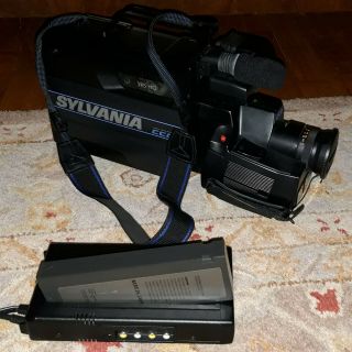 Sylvania Vhs Camcorder Vcc161av01 Hard Carrying Case Vintage 1988