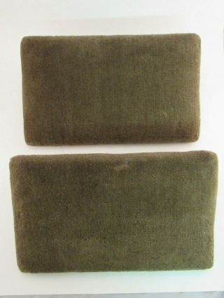 1930 ‘s Vintage Accessory Rear Seat Hassock Pair Footrest