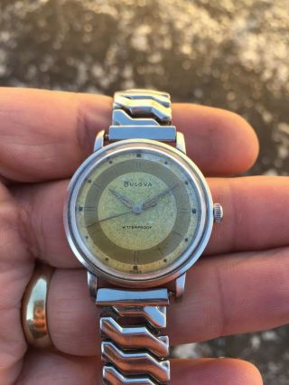 Vintage Bulova Waterproof Mechanical 17 Jewels Watch Orologio Montre Uhren
