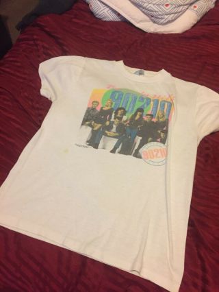 Beverly Hills 90210 Vintage T - Shirt Size Youth Large Luke Perry Tori Spelling