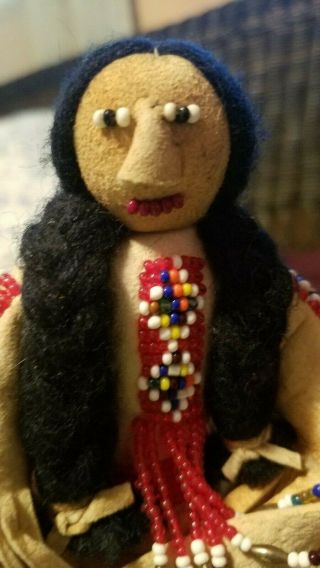 , Vintage Ottogary Shoshone Doll Native American Indian
