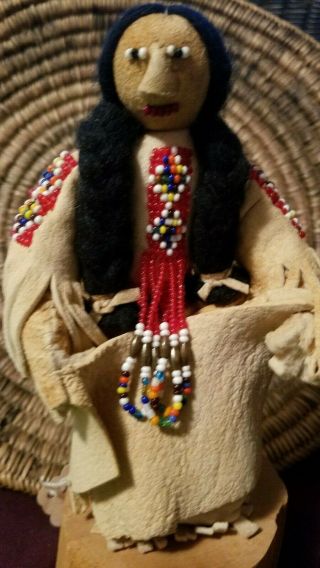 , Vintage Ottogary Shoshone Doll Native American Indian 3