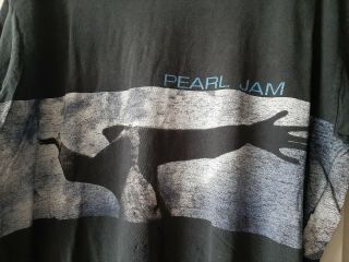 Vintage 1998 Pearl Jam Yield Tour T - Shirt Xl Black 90s Grunge Eddie Vedder