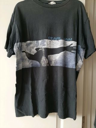 Vintage 1998 Pearl Jam YIELD Tour T - Shirt XL Black 90s Grunge Eddie Vedder 2