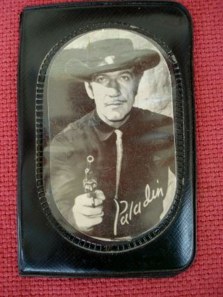 Vintage Paladin Have Gun Will Travel Fan Club Wallet,  Picture,  Card,  Kids
