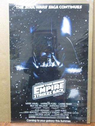 Star Wars The Empire Strikes Back The Movie 1983 Vintage Poster Inv G3323