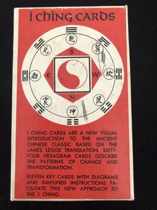 Vintage 1960s - 70s I Ching Tarot Card Deck Agmuller Switzerland Vgc