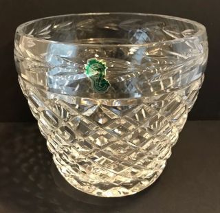 Vintage Waterford Crystal Ireland Ice Bucket Lismore Pattern 6” Tall