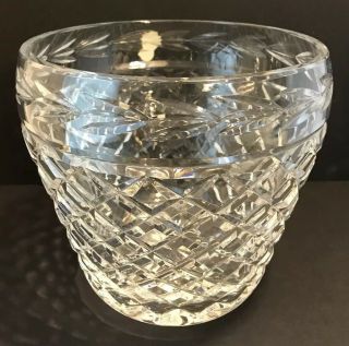 Vintage WATERFORD Crystal IRELAND Ice Bucket LISMORE Pattern 6” Tall 2