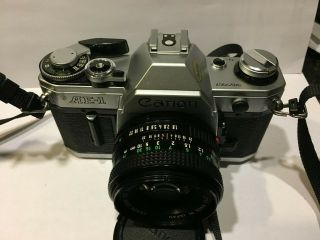 Vintage Canon AE 1 SLR Camera,  Canon Lens,  SLR,  Bonus 2