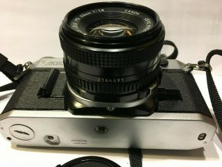 Vintage Canon AE 1 SLR Camera,  Canon Lens,  SLR,  Bonus 3