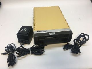 Vintage Atari 1050 Disk Drive - Power Supply & Connector Cord