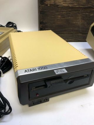 Vintage Atari 1050 Disk Drive - Power Supply & Connector Cord 6