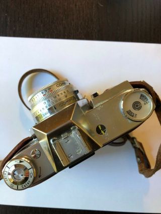 Vintage Kodak Retina Reflex III 35MM Camera with 3 lenses and case 7