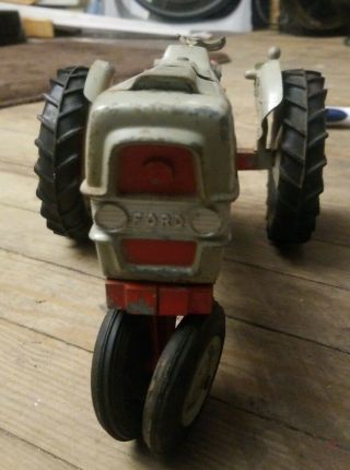 Vintage Hubley 961,  diecast Ford Select - O - Speed tractor with three point. 2
