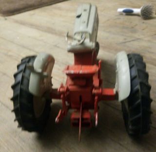 Vintage Hubley 961,  diecast Ford Select - O - Speed tractor with three point. 4