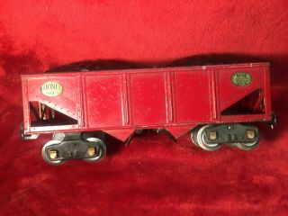 1934 Vintage Lionel 515 Standard Scale Red Hopper With Coal Pile All