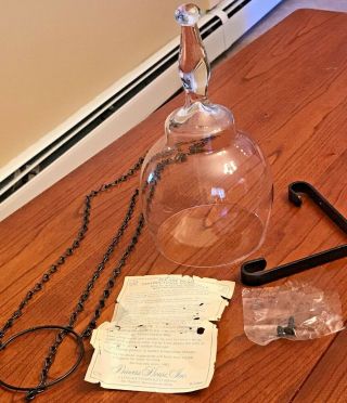 Vintage Princess House Handblown Crystal Hanging Candle / Planter 650