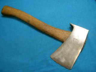 Vintage True Temper Usa No.  Ta Tommy Axe Camp Survival Hatchet Knife Old Tools Vg