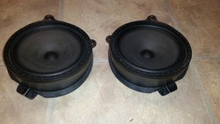 Mercedes W126 Sel Rear Speakers Vintage Oem 1268200302 86 87 88 89 90