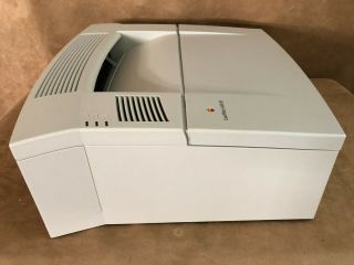 Vintage Apple Laser Writer printer 4/600 ps Macintosh book cables 7
