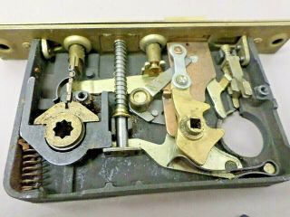 Vintage Sargent 77 Commercial Industrial Door Mortise Lock Case 7