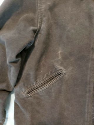Vintage Carhartt Blanket Lined Chore Work Jacket Size L / Reg Mens USA Coat Duck 4