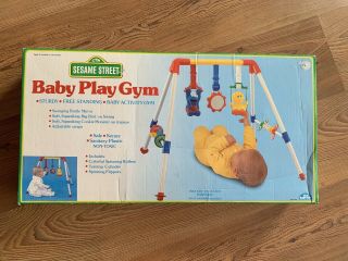 Vintage Illco 1990 Sesame Street Baby Play Gym Complete