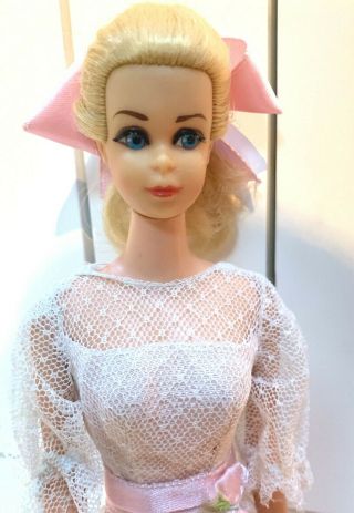 Vintage Barbie Truly Scrumptious Pink Skin Straight Leg Standard Body Doll