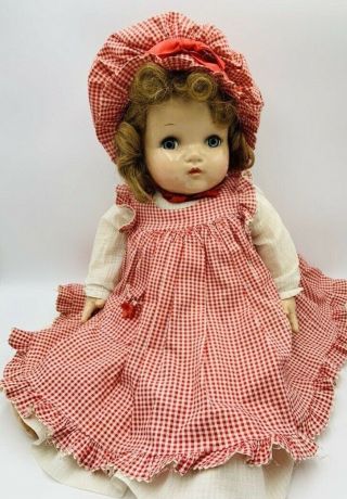 Vintage Madame Alexander Doll Large 22 "