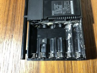 Vintage Epson ET507 Pocket Portable Color TV Radio VHF UHF Scarce Japan Model 5