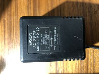 Vintage Epson ET507 Pocket Portable Color TV Radio VHF UHF Scarce Japan Model 6