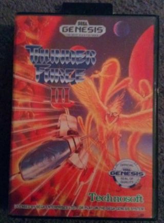 Thunder Force Iii (sega Genesis,  1990) 3 Vintage Complete