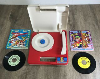 Fisher Price 3814 Child 33 45 Record Player Turntable Perfect Vintage 1989