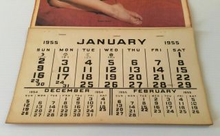 MARILYN MONROE Vintage 1955 GOLDEN DREAMS Oversized Calendar 6