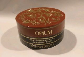 Opium Perfumed Bath Powder Talc Yves St Laurent Ysl 3 Oz Vintage