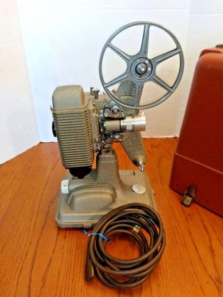 Vintage Revere 8mm Movie Projector With Case Model 85